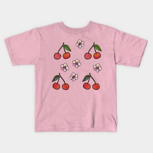 Cherries Sakura Kids T-Shirt